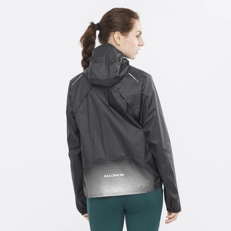 Black Salomon Bonatti Waterproof Women's Shell Jackets | PH 73901K